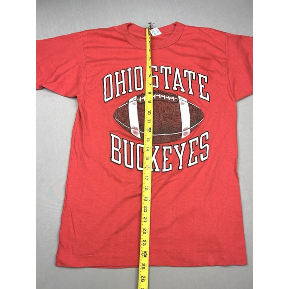 Vintage‎ Champion Ohio State Buckeyes Adult L Graphic Football Tee Shirt (Read) - Picture 11 of 12
